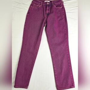 PacSun Mom Jeans Women's 25 Stonewash Pink Denim Cotton